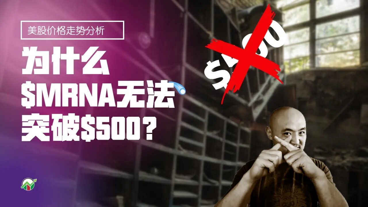 为什么$MRNA无法突破500?| 美股个股分析 | 炒美股经验分享 | 美股日内交易技术分析 | 如何找买卖点 | 高胜率日内交易策略