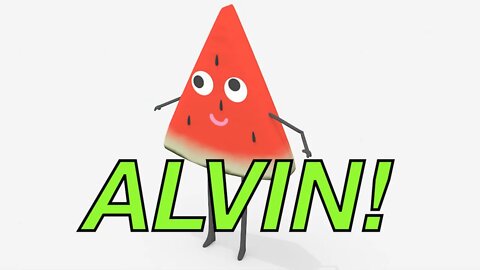 Happy Birthday ALVIN! - WATERMELON Birthday Song