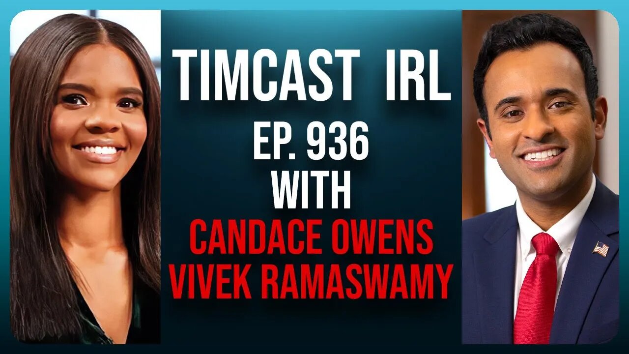 Vivek Ramaswamy and Candace Owens on Timcast IRL [1/10/24 (Pre-Iowa Caucus)]