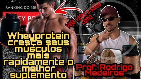 Wheyprotein suplemento mais completo para aumento de massa muscular