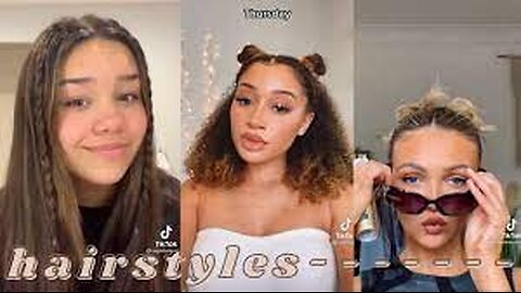 cute and easy hairstyles tutorial | trendy tiktok hairstyles compilation💇‍♀️