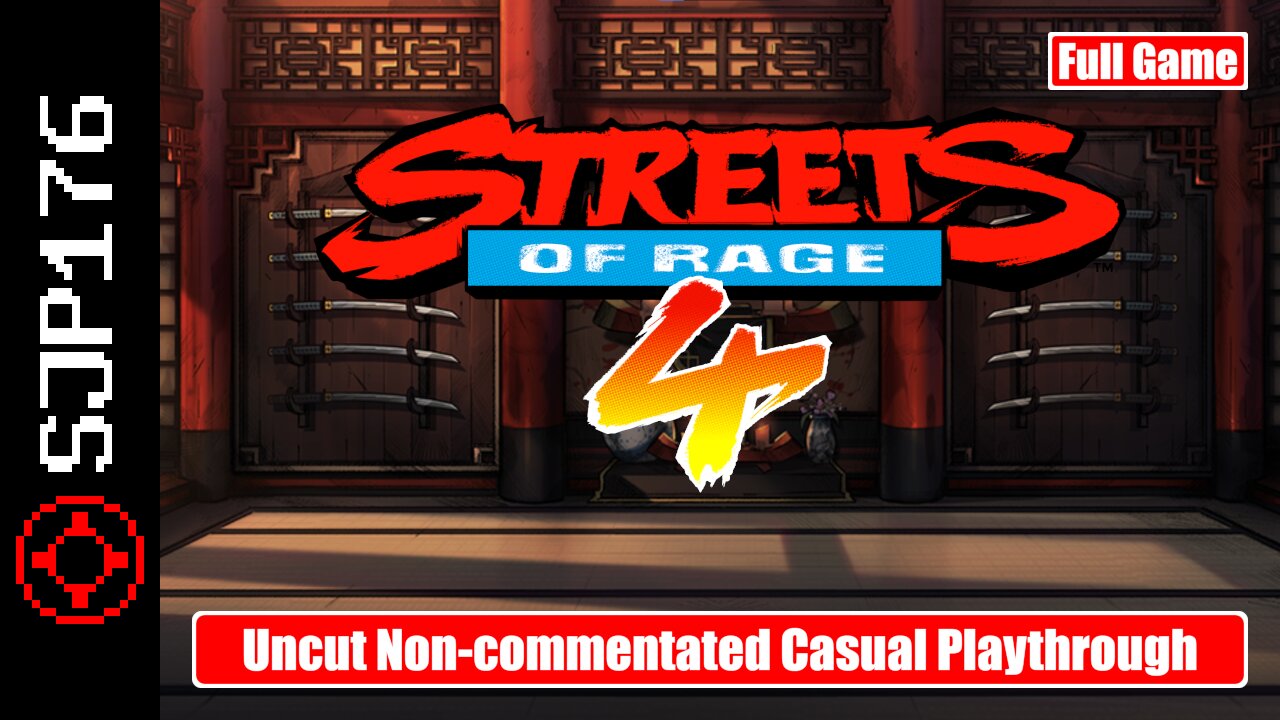 Streets of Rage 4—Full Game—Uncut Non-commentated Casual Playthrough
