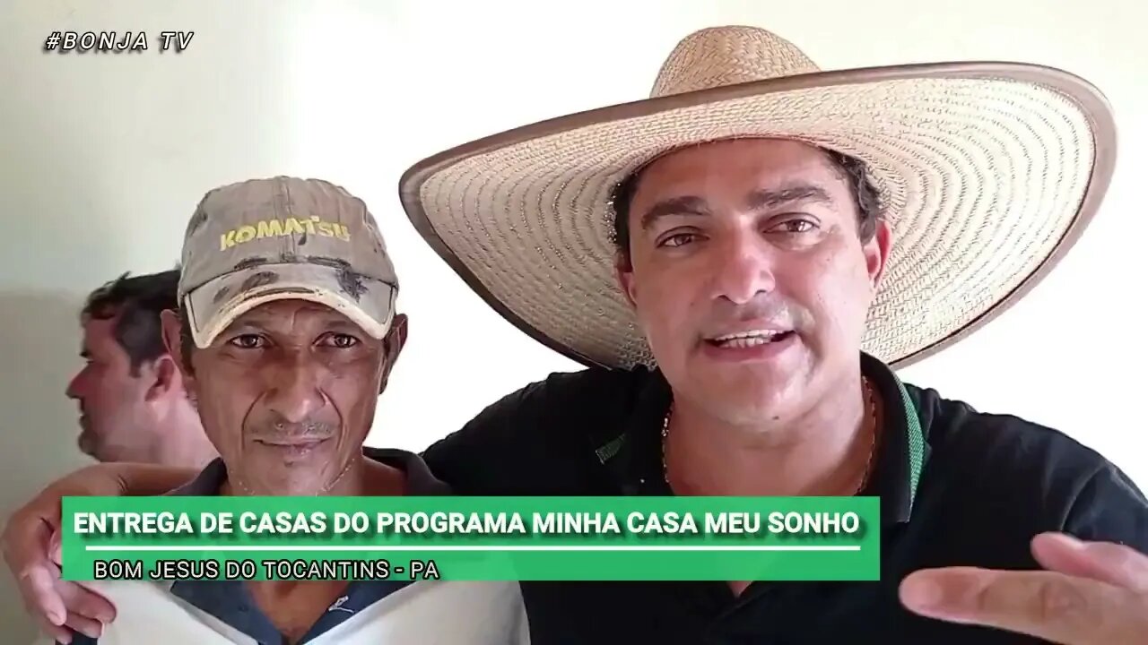 ENTREGA DE CASAS DO PROGRAMA MINHA CASA MEU SONHO | bonja tv