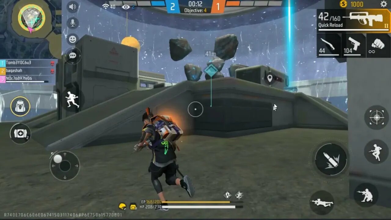 Free Fire 1 vs 4