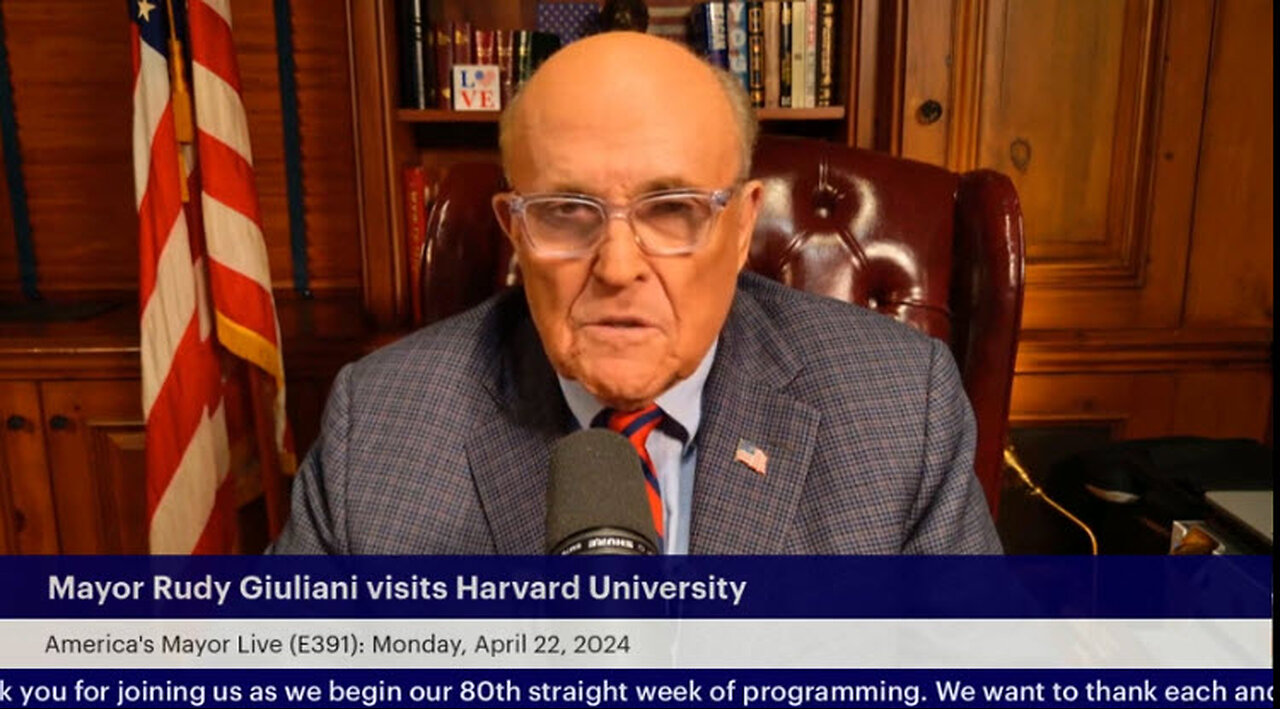 America's Mayor Live (E391): Mayor Rudy Giuliani visits Harvard University