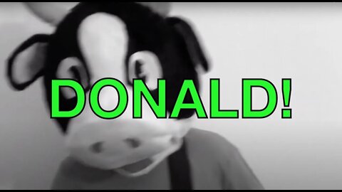 Happy Birthday DONALD! - COW Happy Birthday Song