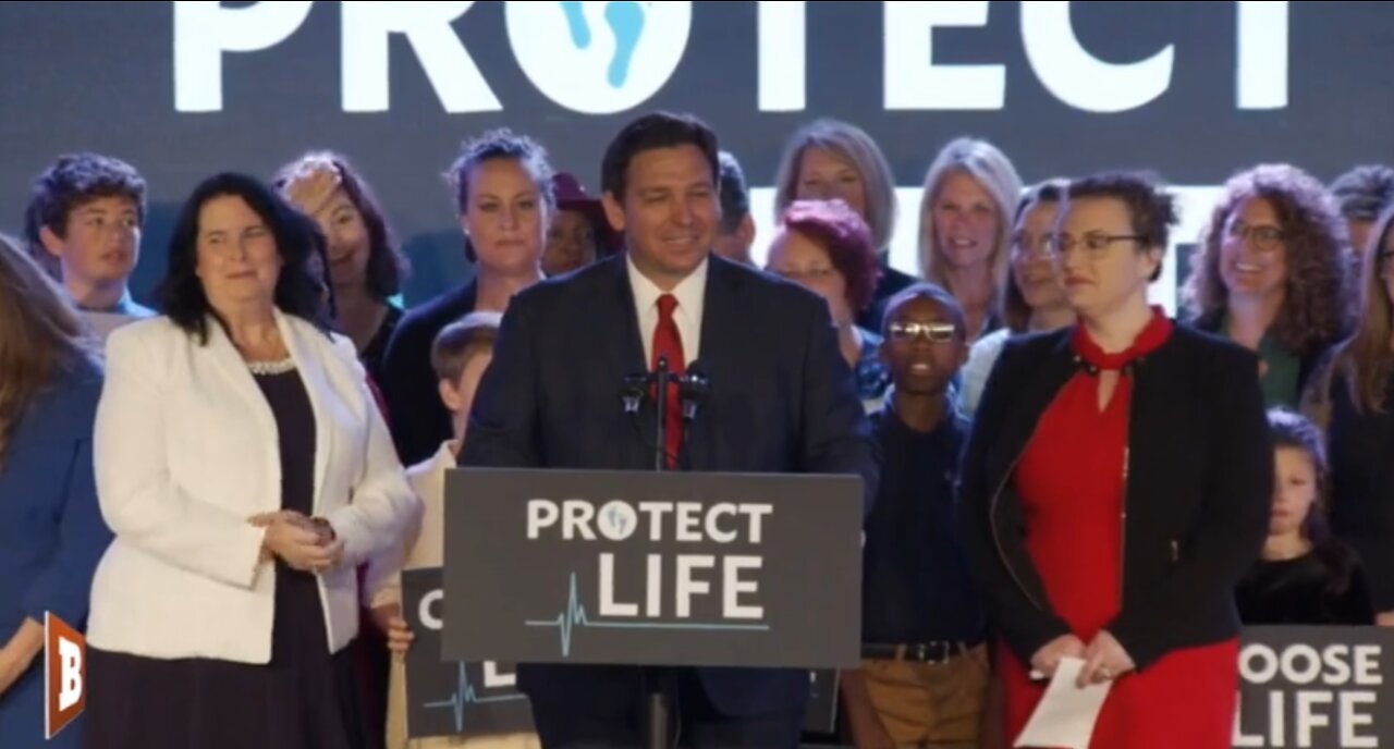 LIVE: FL Gov. DeSantis Signing Legislation Protecting 15-Week Unborn Babies…