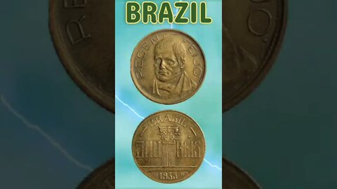 Brazil 500 Reis 1935.#shorts #education #coinnotesz