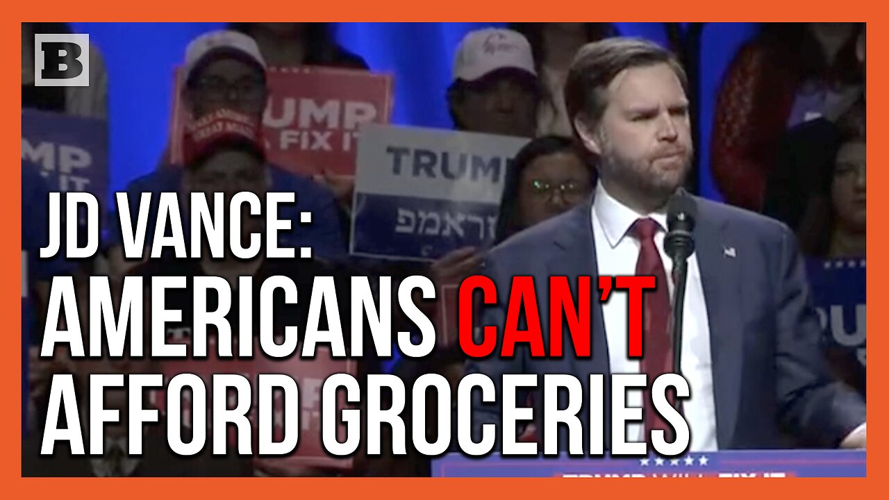 JD Vance: Americans Can't Afford Groceries Because of Kamala and Trillions in Spending