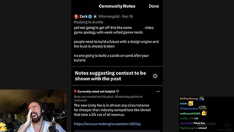 Unity Tried to Community Note Asmon