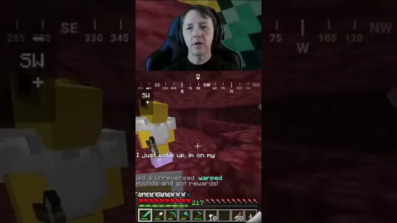 Visiting the Nether With a Viewer #short