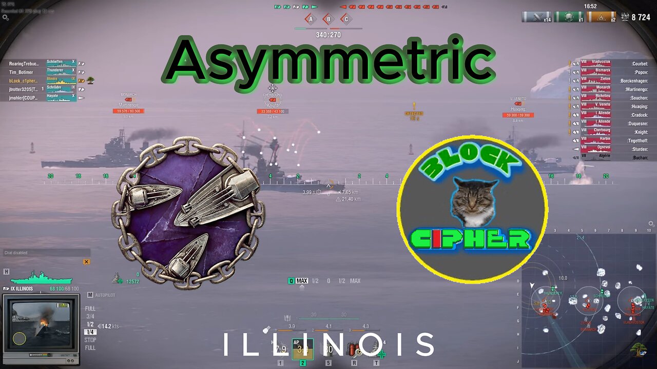 T9 BB Illinois in World of Warships | Asymmetric