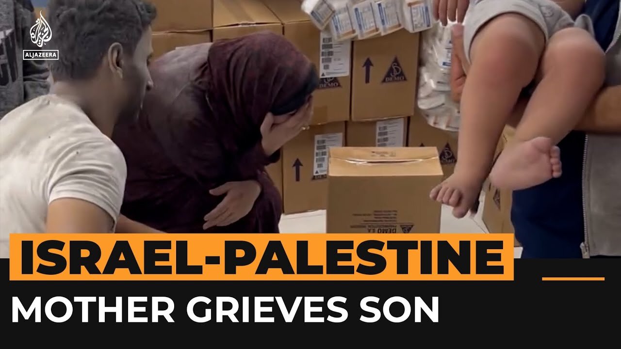 Raw grief of a mother losing her son in Gaza - Al Jazeera Newsfeed