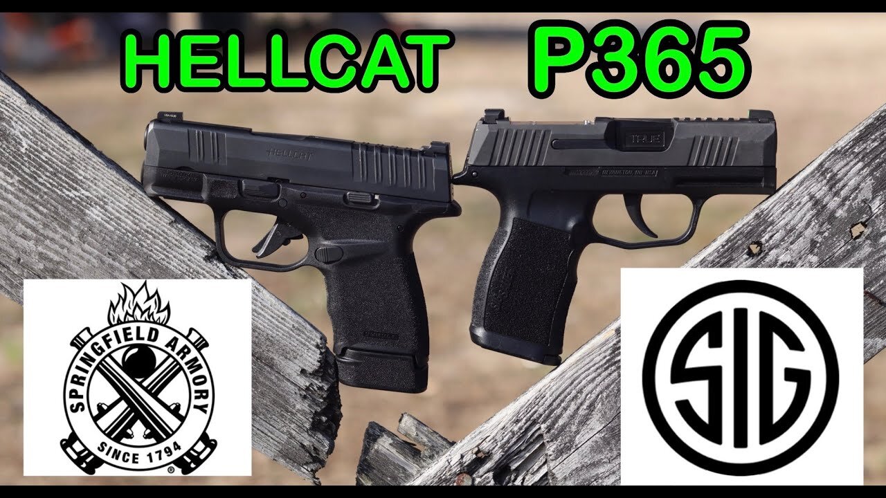 Sig Sauer P365 vs Springfield Armory Hellcat / Best Micro Compact 9mm Pistol