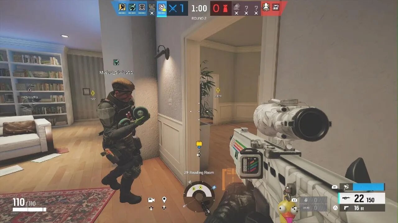 Mute gets scared