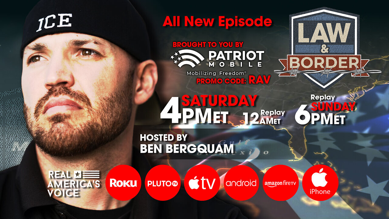 LAW AND BORDER WITH BEN BERGQUAM 10-14-23 | Real Americas Voice