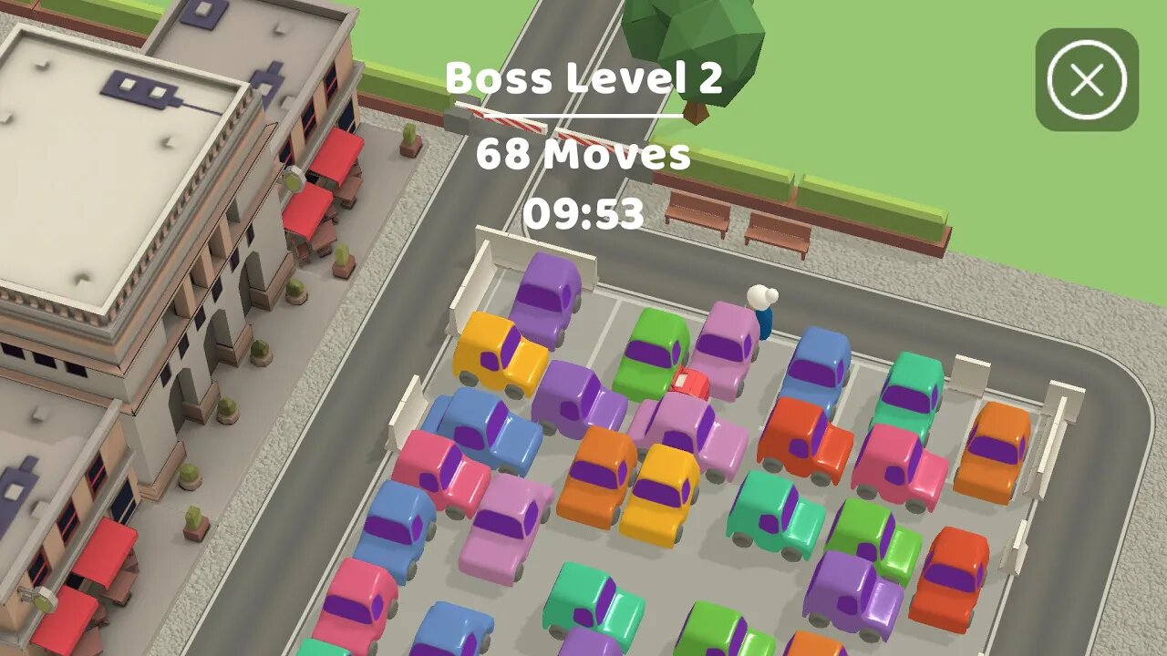 Parking Jam 3D-Boss Level 2