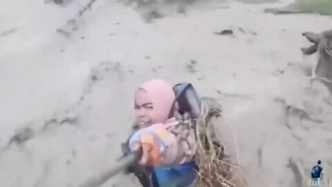 Woman Films Herself Being Taken Out By A Tidal Wave