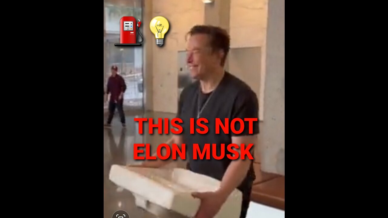 THAT WASNT ELON MUSK AT TWITTER HEADQUARTERS WITH A SINK 🙄