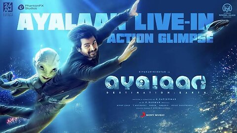 Ayalaan sci-fi movie trailer in cinema this diwali