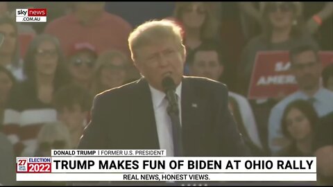 ‘He’s taking orders from the Easter Bunny Trump makes fun of Biden