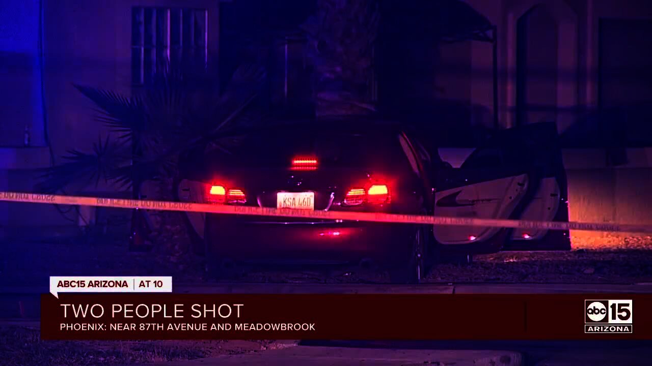 Two men shot near 87th Ave and Meadowbrook in west Phoenix