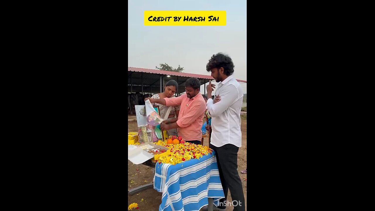 harsh Sai helping a poor milkman ❤️🙏