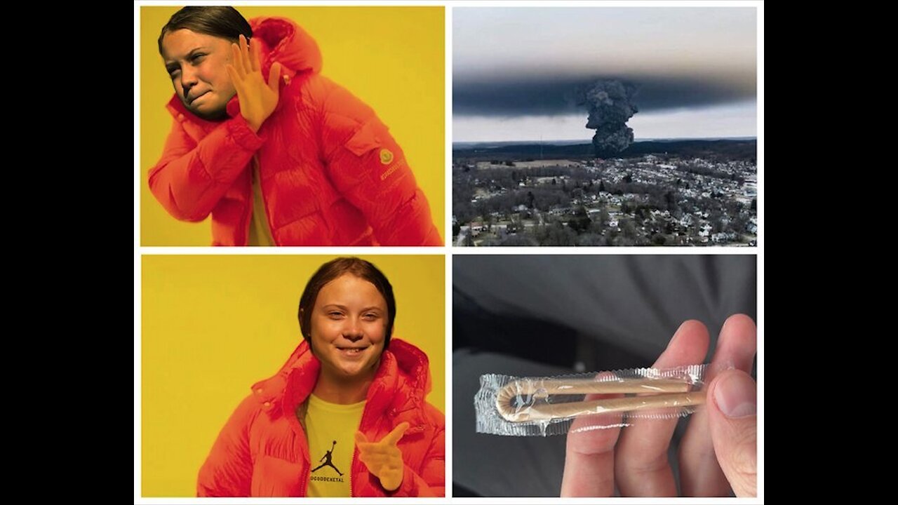 Climate Change Activist Greta Thunberg Ignores East Palestine Ohio USA Chernobyl Favors WEF At Davos