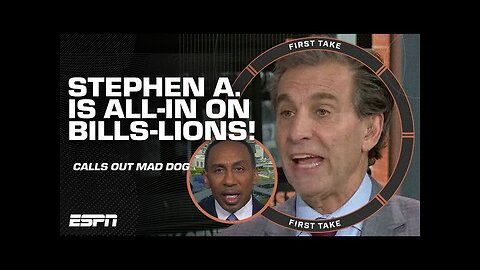 Mad Dog is NOT ENTERTAINED by Bills vs. Lions 🗣️ 'STOP MAKING A BIG DEAL ABOUT IT!' | First Take