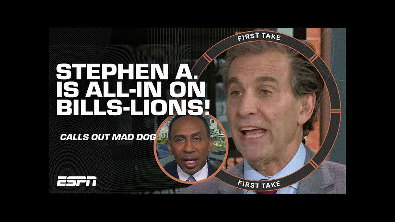 Mad Dog is NOT ENTERTAINED by Bills vs. Lions 🗣️ 'STOP MAKING A BIG DEAL ABOUT IT!' | First Take