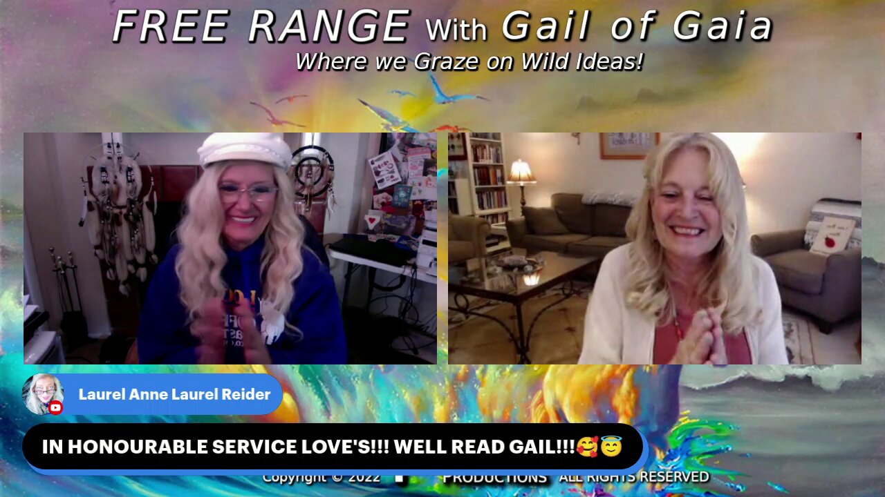 “Soul Sparks United in Golden Dream on 11:11” Michelle Marie and Gail of Gaia on FREE RANGE