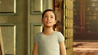 Flashback to young Lara Croft