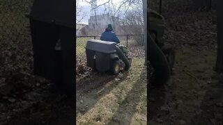 Fall clean up With JOHN DEERE POWER