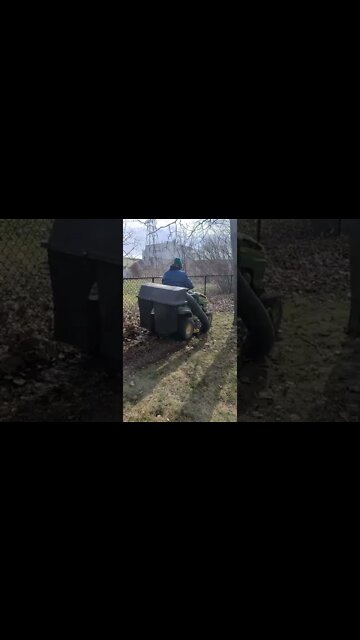 Fall clean up With JOHN DEERE POWER