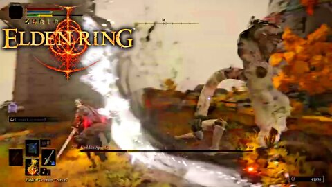 Elden Ring - Boss Fight - Godskin Apostle - Windmill Village, Altus Plateau