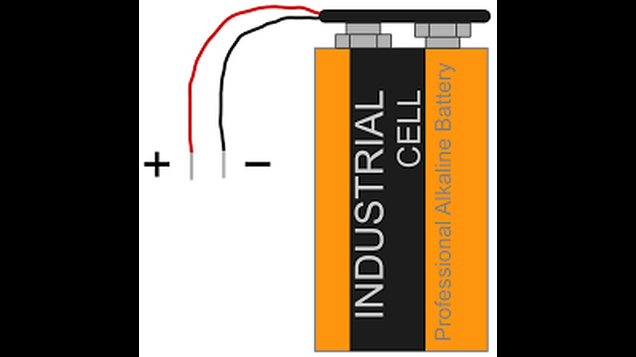 How to determine the polarity of a DC battery.