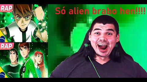 React 2 em 1 Rap do Ben 10 Clássico e Força Alienígena - IRON MASTER - Melhor do mundo