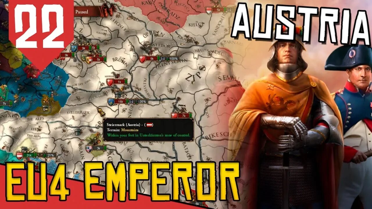 Sacro FORMIGUEIRO Romano - EU4 Austria #22 [Série Gameplay Português PT-BR]