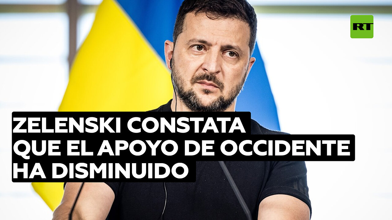 Zelenski constata que el apoyo de Occidente ha disminuido