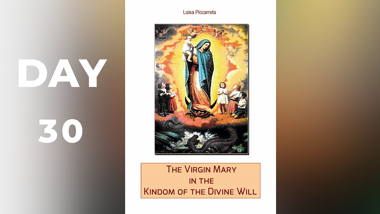 DAY 30 - The Queen of Heaven .. The Teacher of the Apostles...The Descent of the Holy Spirit.