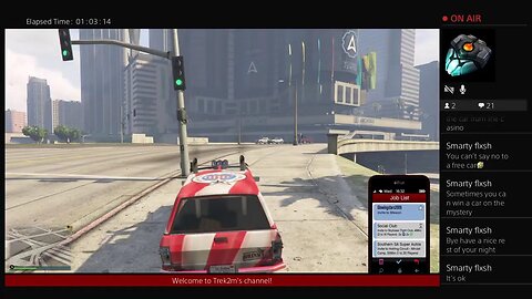 Trek2m is Starting the day with some Gta-5 Day 842