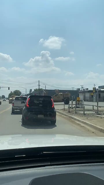 Military on the streets. WWG1WGA Be on the look out.