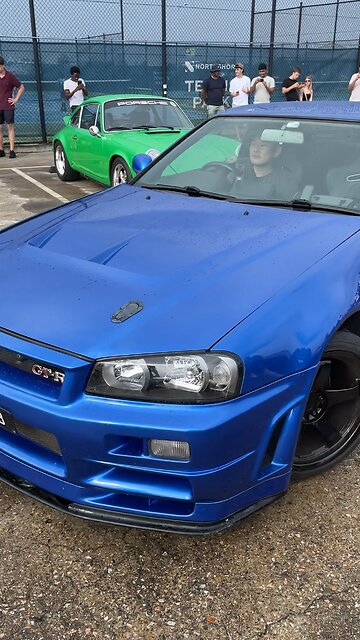 GTR leaving Car Meet