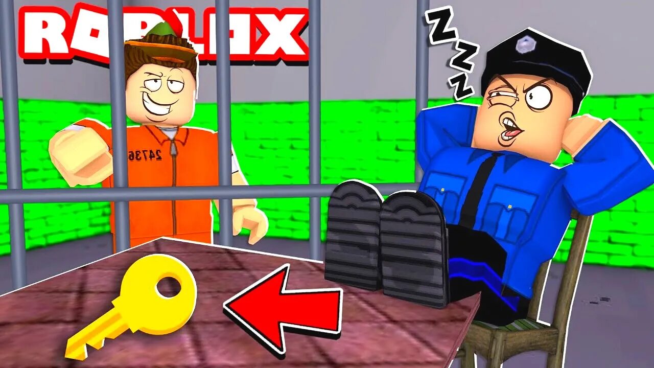 COMO ESCAPAR DA PRISÃO SEGURA DO ROBLOX!! (👮🏽‍♂️Escape Prison Obby)