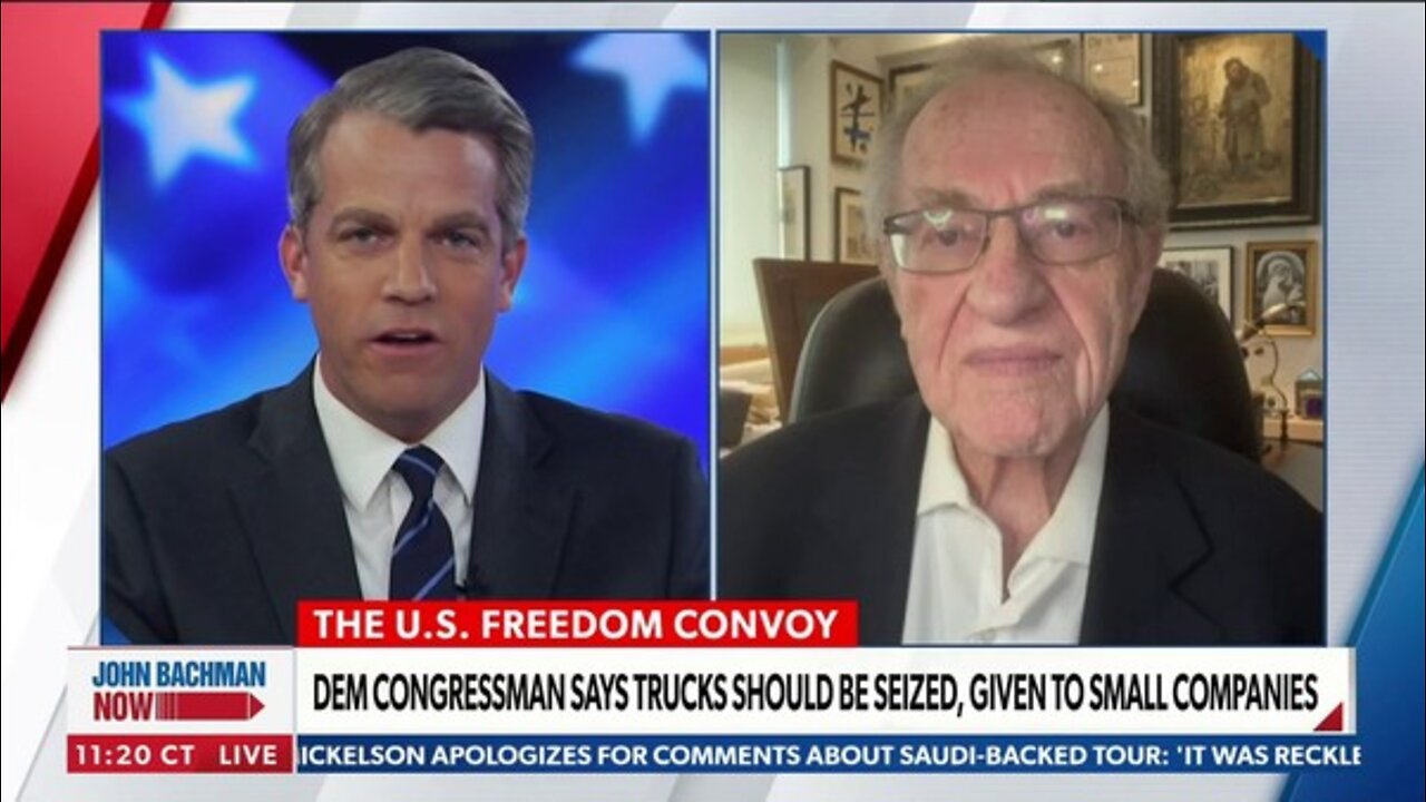 Alan Dershowitz: People’s Convoy Have Right To Protest In DC