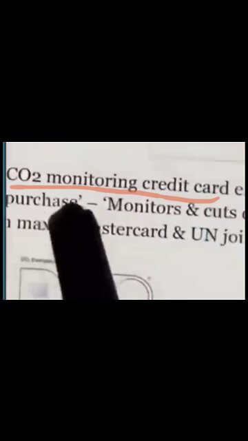 The Implementation Of Social Credit Scores [CO2 Monitoring Credit Card]