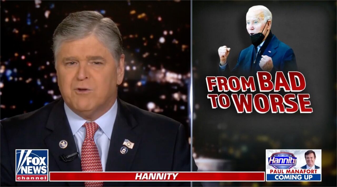 Hannity: Biden's disastrous year