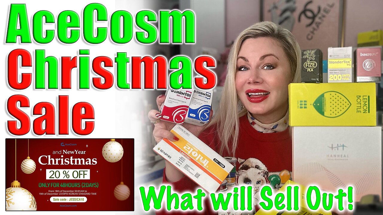 AceCosm Christmas 2023 Sale - What Will Sell Out? Code Jessica10 Saves you 20% Off!