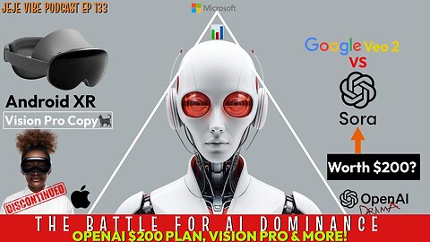 Tech Update - GOOGLE Just DESTROYED OpenAI's Sora, The Battle for AI Dominance | JEJE VIBE 133