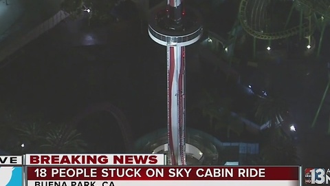 18 people stuck on ride at Knotts Berry Farm